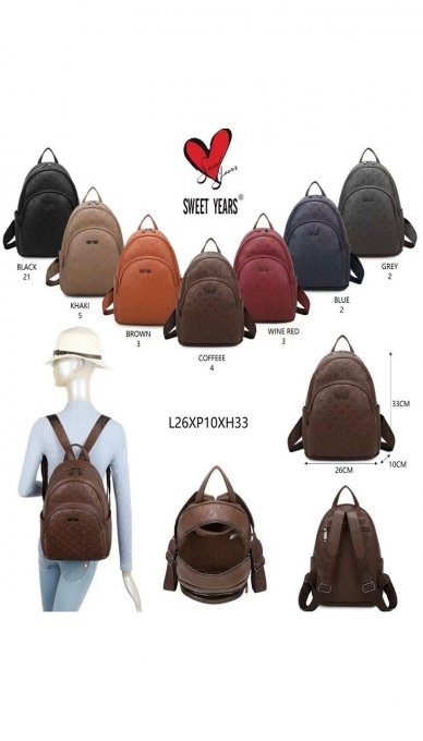Rucsac Dama, Imprimeu Trifoi, Sweet