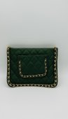 Geanta Dama, Crossbody, Plic, Deschis, Verde Militar