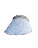 Sapca Cozoroc Dama, Perle, Alb