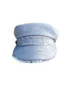 Sapca Dama, Accesoriu Auriu, Alb
