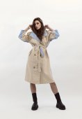 Trench Dungi Bej/Bleu